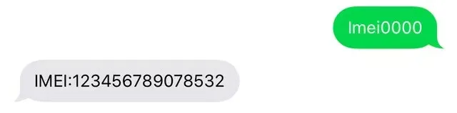 Configuration example using SMS commands for IMEI and settings