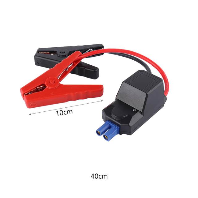 Generic Jump Starter Cable with Battery Clamps Replacement Connector Portable Car Jump Starter for Truck Travel Trailer Car