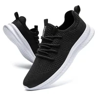 Fujeak Ultralight Breathable Mesh Sneakers for Men Non-slip Casual Running Shoes Fashion Classic Solid Colour Shoes Plus Size 46 2