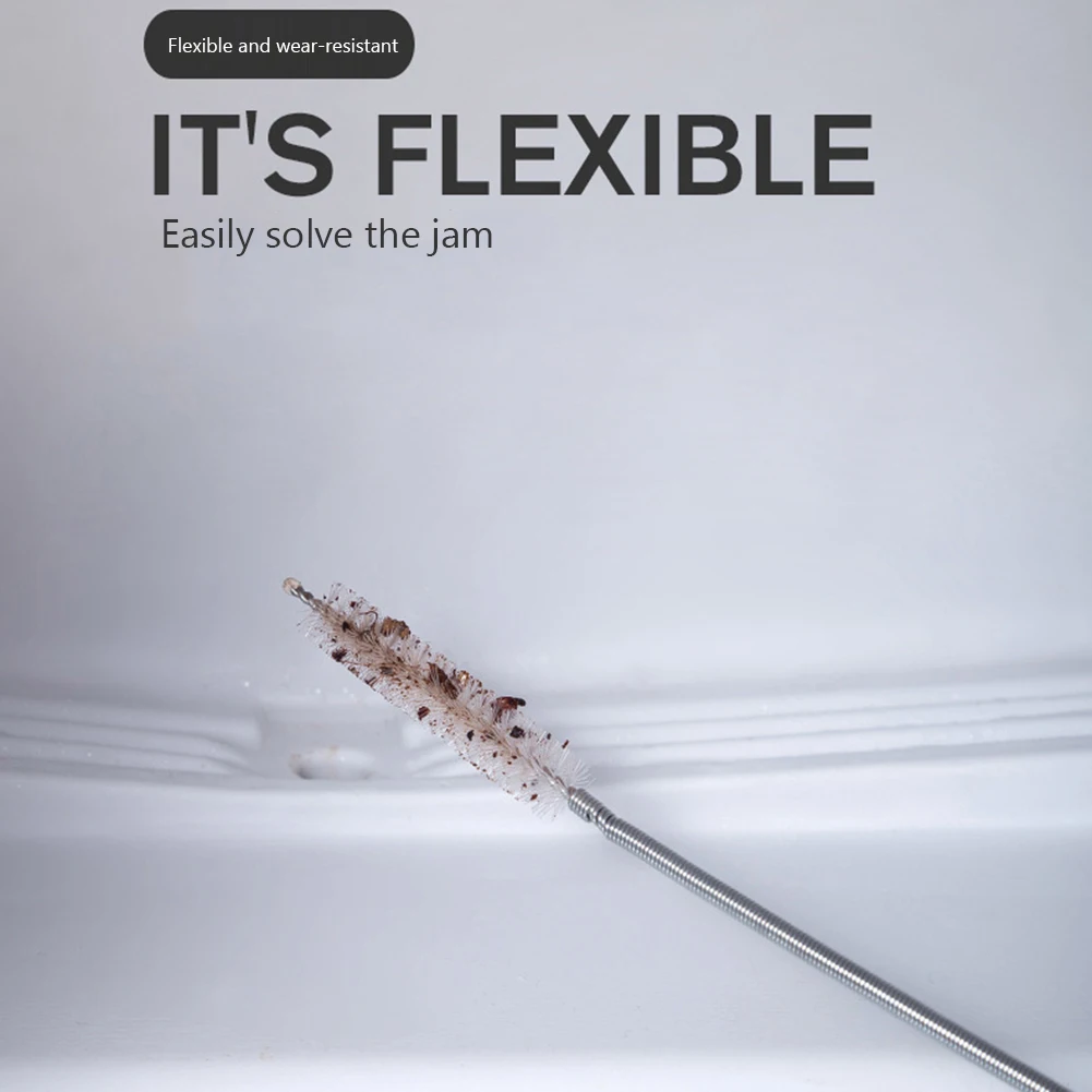 100cm/150cm Refrigeration Pipe Dredger Household Portable Refrigerator Drain Dredge Cleaner Smell Remover Solve Blockage Problem