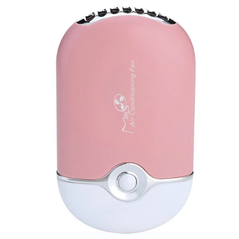 

Mini USB Fan Plastic Built-In Lithium Battery Fan Air Conditioning Rechargeable Eyelash Fan (Pink)