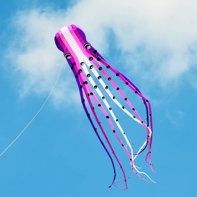 free shipping large octopus kite for adults soft kite professional kites factroy kiteboard free shipping 18m jellyfish kite flying inflatable kite windsocks huge kite wheel for adults kiteboard professional kite wind