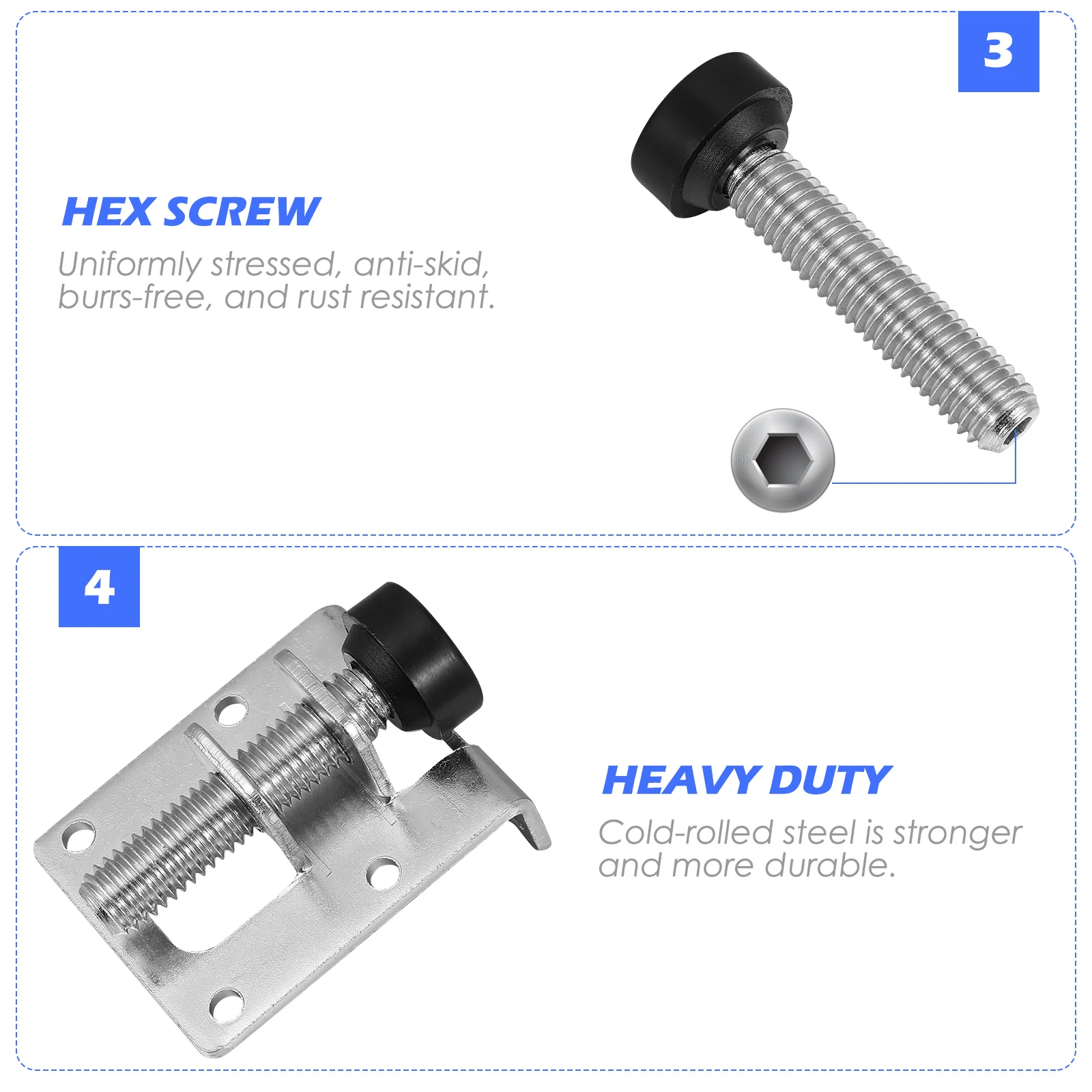 Patas de Metal niveladoras para muebles, de 4 piezas patas de mesa,  60/100/150mm, soporte ajustable para esquina de armario, Hardware de  protección de suelo