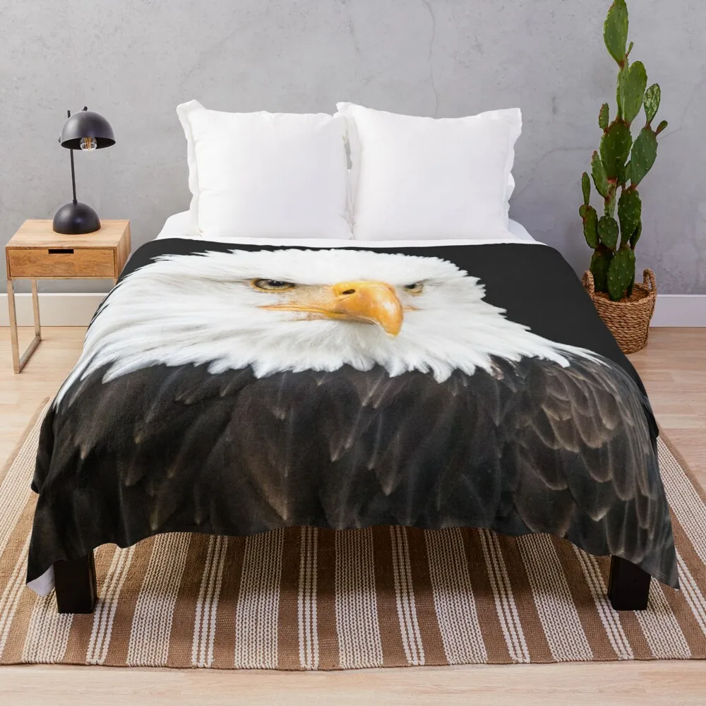 

Bald Eagle Throw Blanket Sofa Blanket Picnic Blanket Kid'S Blanket