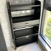 Multi-functional Storage Cabinet for Kitchen Furniture Dust-proof Carbon Steel Kitchen Cabinets Microwave Oven Storage Cabinet U 2