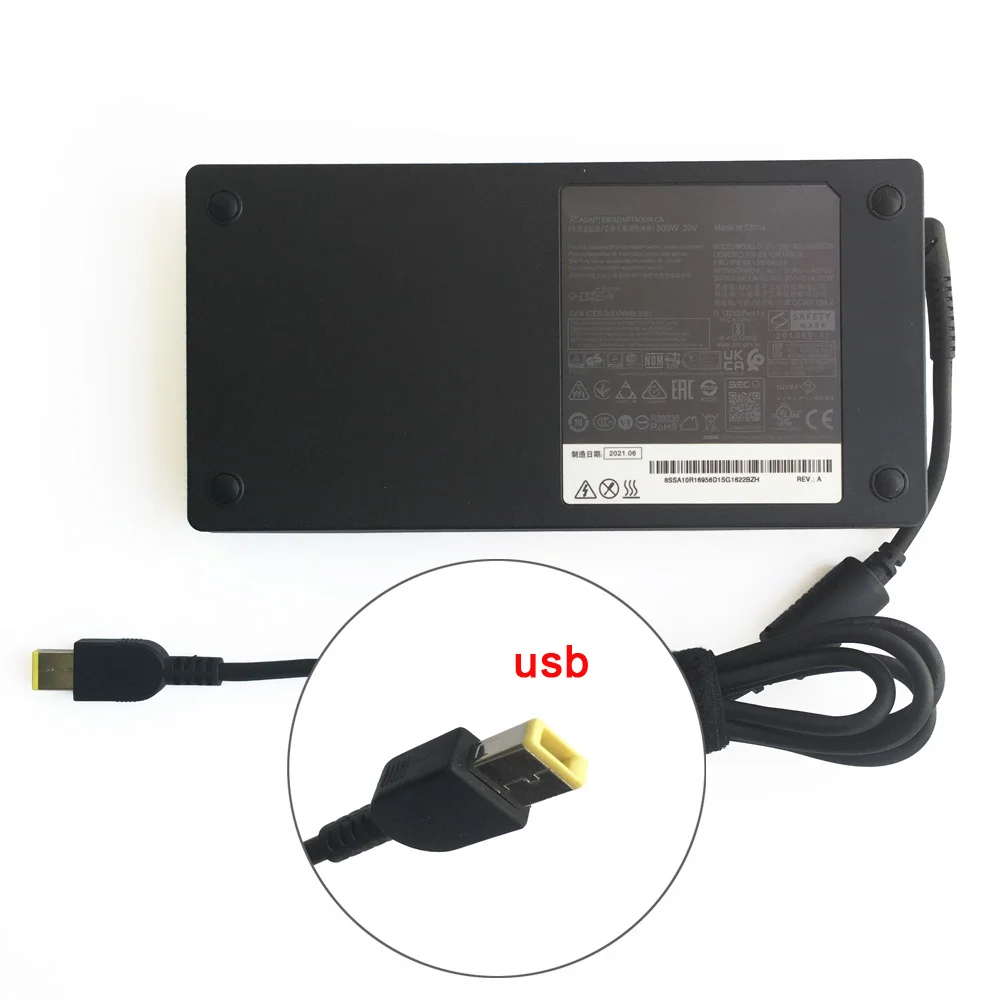 14 laptop case Original ADL300SDC3A Slim Tip AC Adapter Charger For Lenovo Legion 5 15ACH6H 82JU00A3PB 300W 20V 15A Power Supply Charger laptop case cover