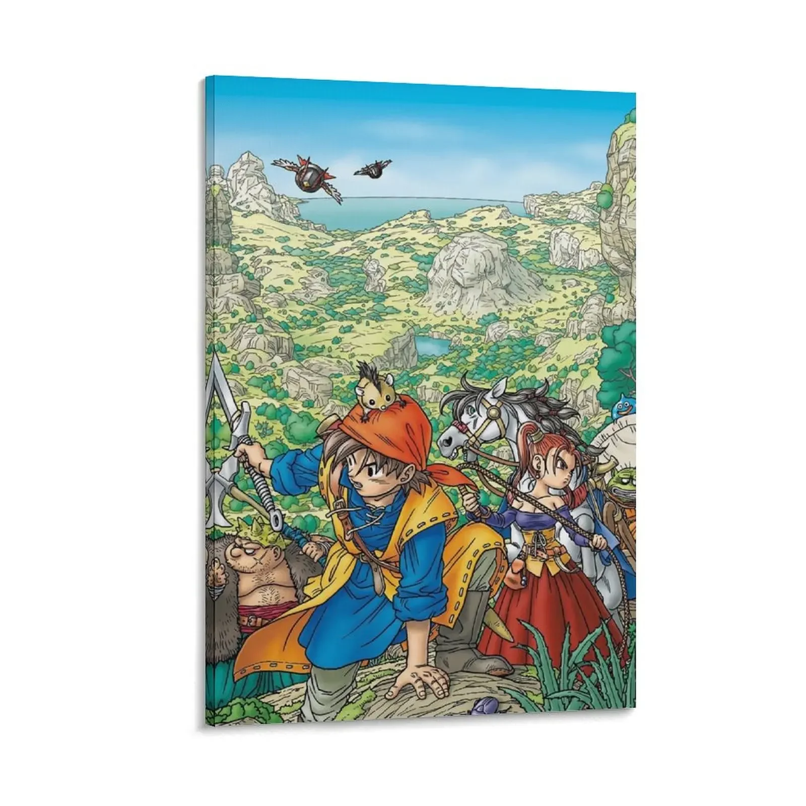 

New Dragon Quest Canvas Painting poster decoration for the room