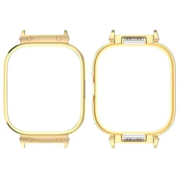 Sleek 20mm Metal Frame Case for Smartwatches and Bands (1 Gold)