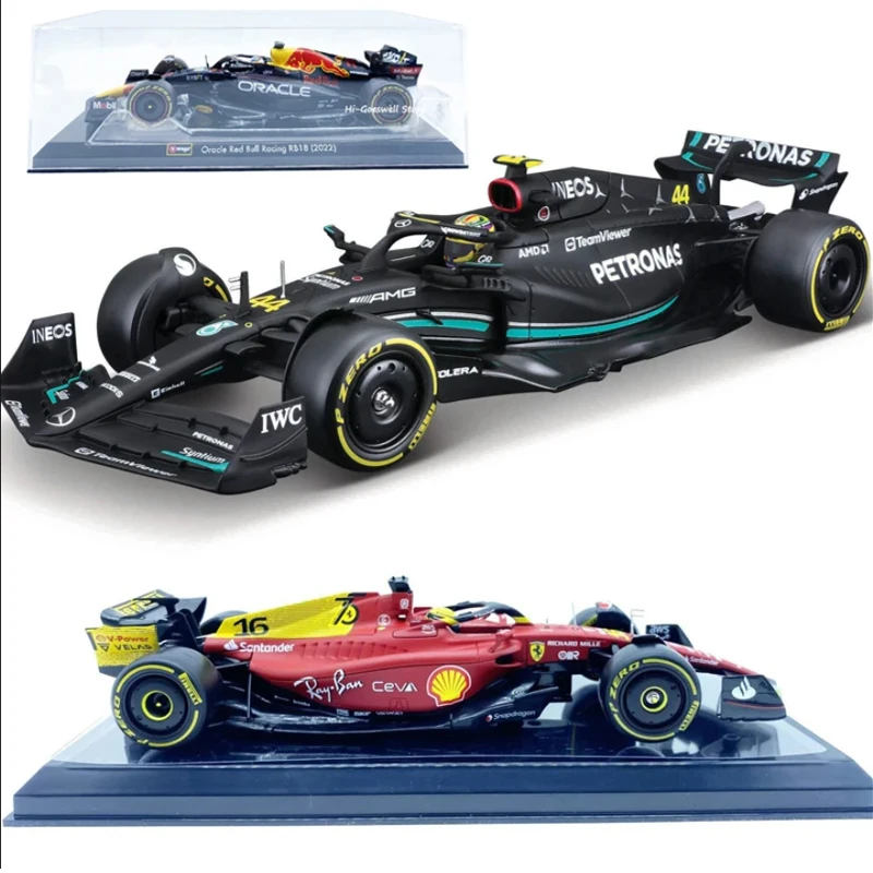 

Bburago 75th Ferrari 1:24 Red Bull RB18 Mercedes-AMG F1 Team W14 2023 #44 Hamilton Alloy Car Model Formula Racing Diecast Toy