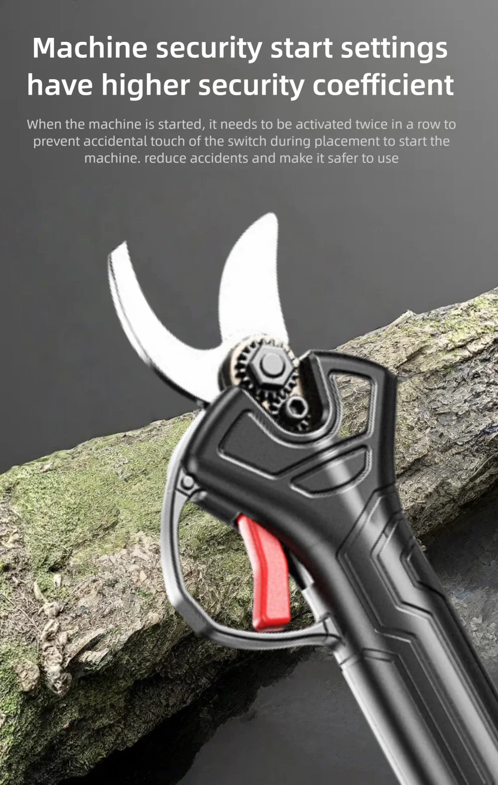 Efficient Fruit Tree battery pruner Cordless pruning shears Electric Scissors Pr