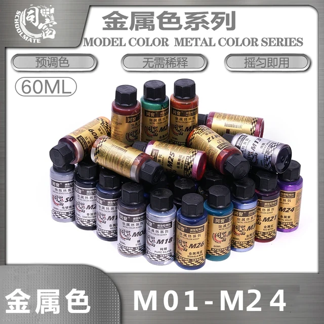 SUNIN 7 SEM01-SEM28 20ml Super Metallic Color Paint SEM Series Acrylic  Pigment Painting Tool for Assembly Model Hobby DIY Tools - AliExpress