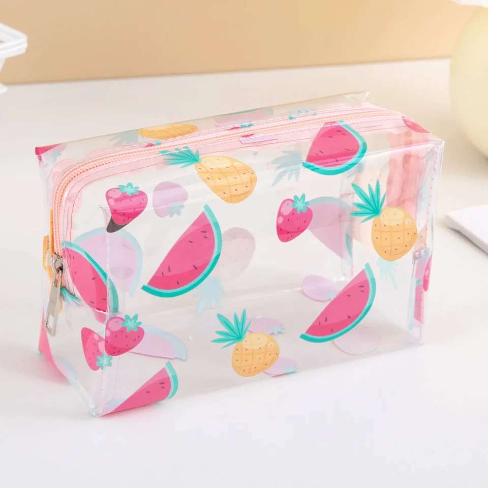 Cute Waterproof Clear Cosmetics Bag for Travel