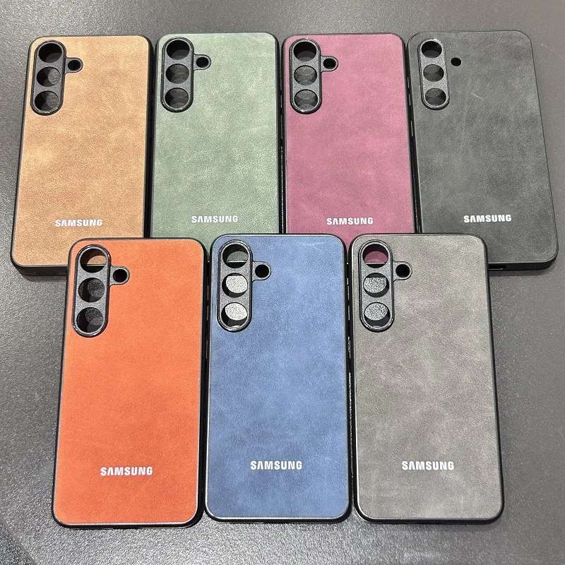 Luxury Sheepskin Leather Phone Case Samsung Galaxy S26 S25 S24 thumbnail 8