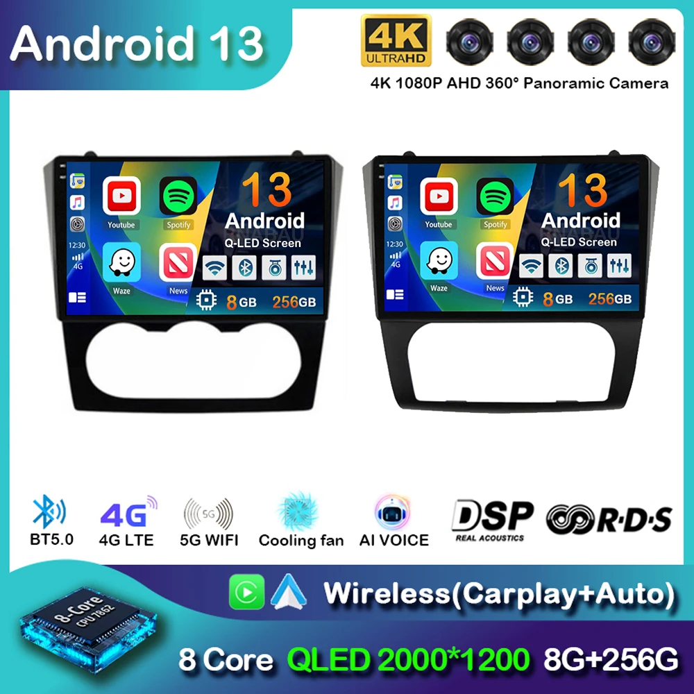 

Автомагнитола Carplay для Nissan Altima Teana 2008-2012, Android 13, Wi-Fi + 4G, мультимедийный видеоплеер с GPS-навигацией, стерео аудио