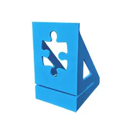 Puzzle Display Stand: 3D Printed Adjustable Holder for Board Game Pieces Storage and Organization (B4)