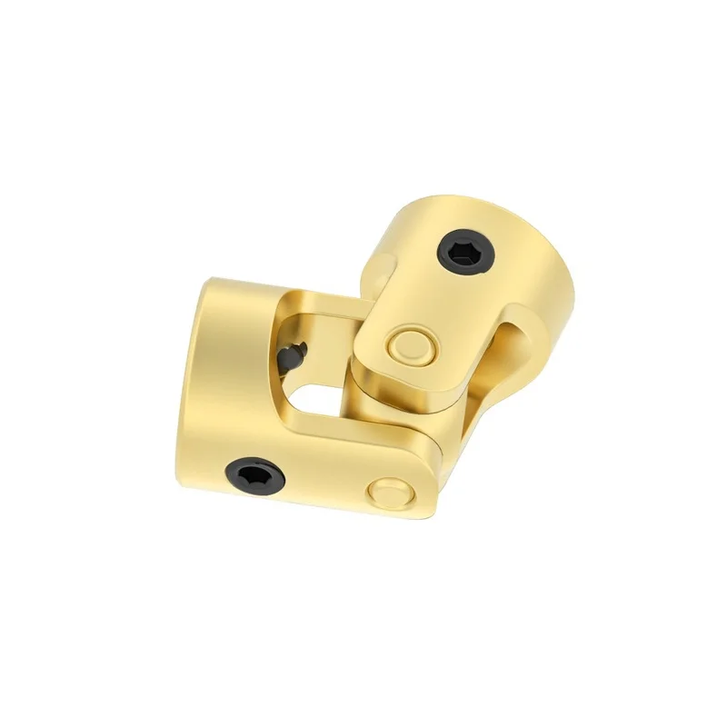 Mini Coupling Brass Universal Joint 3mmx3mm Diameter 7mm Length 13mm For Model Ship