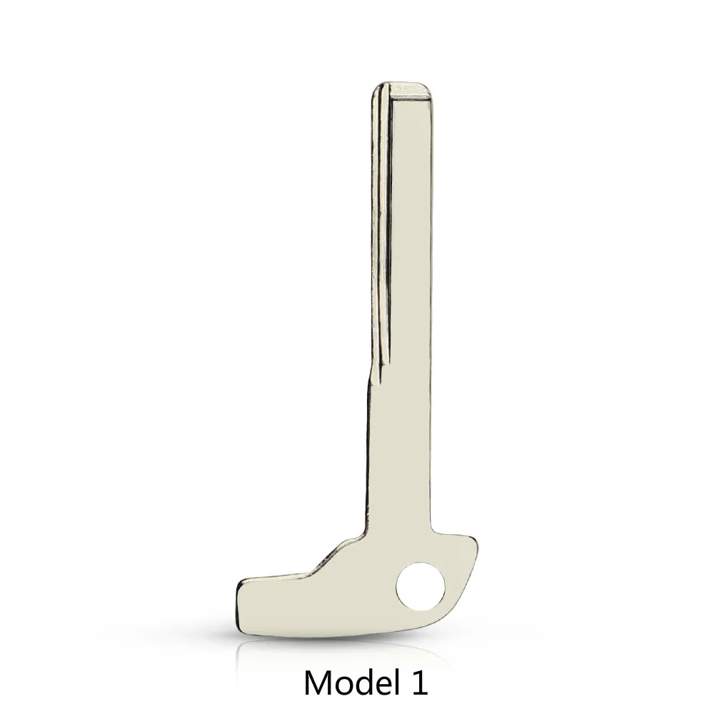 Dandkey Replacement Smart Key Blank For Mercedes Benz 2008 A E S G CLK SLK ML Class W220 Smart Chrome Uncut Key Blade Insert Key Case Car Key