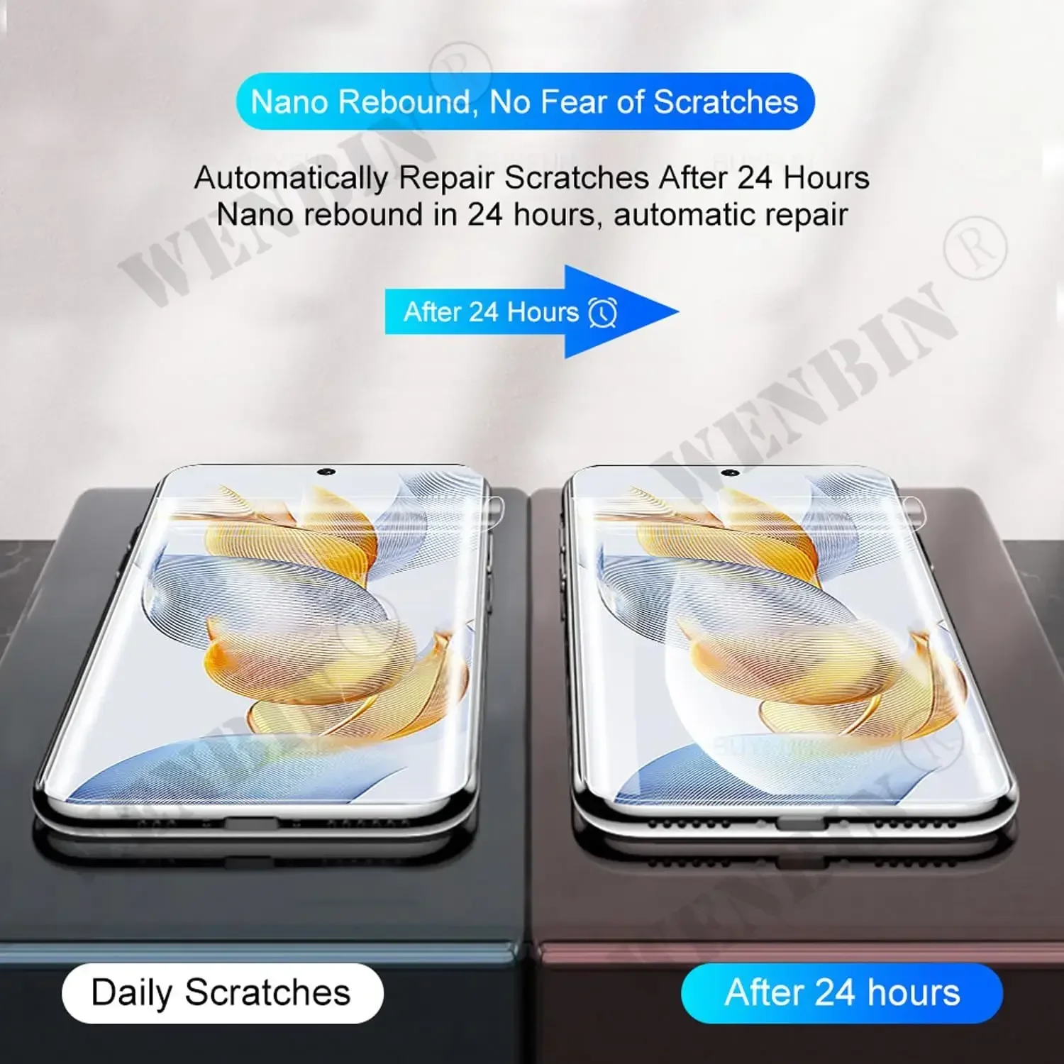 Hydrogel Film Full Cover Screen Protector - 5 Pack