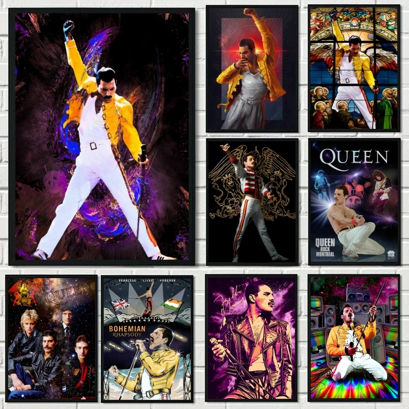 

Freddie Mercury Queen 5D DIY Diamond Painting Embroidery Mosaic Cross Stitch Rock Music Band Vintage Singer Handcraft Home Decor