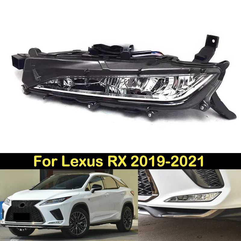 

DECHO LED Foglight DRL For Lexus RX 2019 2020 2021 RX300 RX450 Front bumper foglight foglamp Assembly Daytime running light