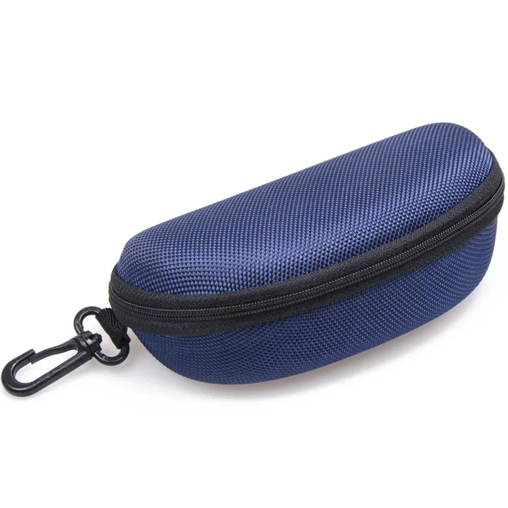 Universal Portable Glasses Storage Case with Zipper and Hook – Stylish, Durable Eyewear Protector