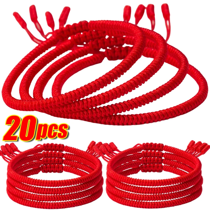 Women Bracelet Lucky Red Thread Bracelet Tibetan Buddhist Adjustable