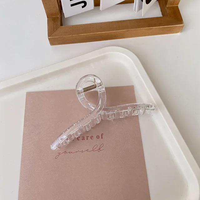 Vintage Cross Hair Clip Large Barrette Crab Hair Claws Bath Clip Ponytail Clip for Women Girls Claw Clip Hair Accessories A1