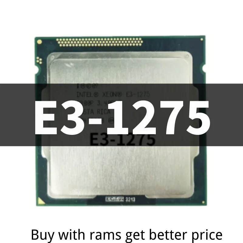 Xeon E3-1275 E3 1275 3.4 GHz Quad-Core CPU Processor 6M 95W LGA 1155 cpu for sale
