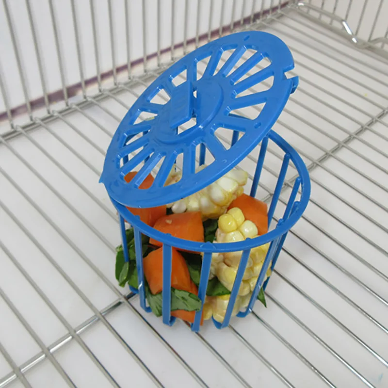 Creative Multi-Purpose Cage Hanging Toys Bird Fruit Vegetable Feeder Basket Parrot Feeder Pet Feeding Supplies 2PCS, bird feeder,parrot feeder