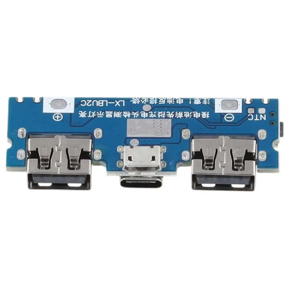 듀얼 USB 모바일 파워 부스터 충전 보드, 마이크로 USB/C 타입 18650 배터리 충전 제어 모듈, DIY 충전기용 3.7V 2.4A Best5 듀얼 USB 모바일 파워 부스터 충전 보드, 마이크로 USB/C 타입 18650 배터리 충전 제어 모듈, DIY 충전기용 3.7V 2.4A Best5
