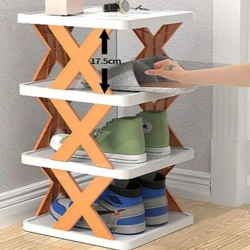 Ophangopslag Met 20 Vakken, Grote Hangende Organizer Voor De Kledingstang Ruimtebesparende Opslag Voor Schoenen En Kleding Zwart En Cremekleurig