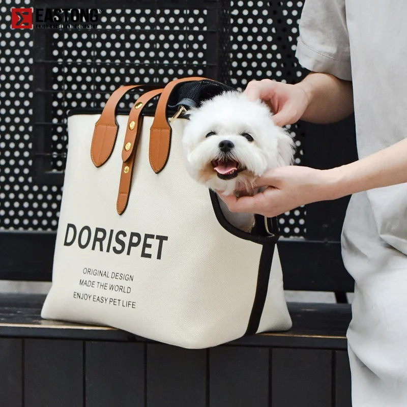 

Fashion Pet Bag Out Carrying Bag Outcropping Closed Concealed Cat Teddy One-shoulder Hand-held Bag Cat Handbag Capsule Corp