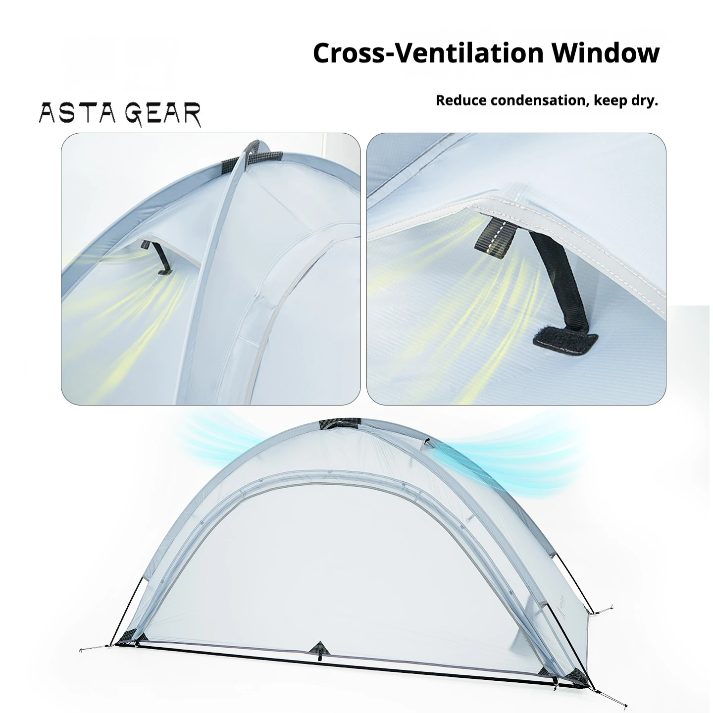 Ultralight 1-Person Silicone-Coated Tent 4