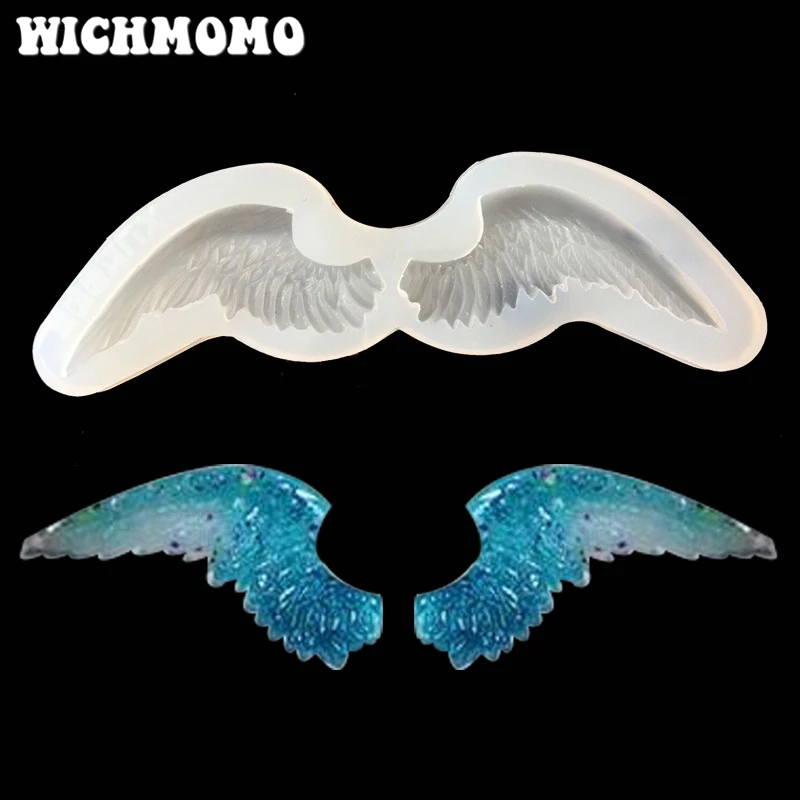 

1 шт., прозрачные силиконовые формочки для сережек «летающие крылья»