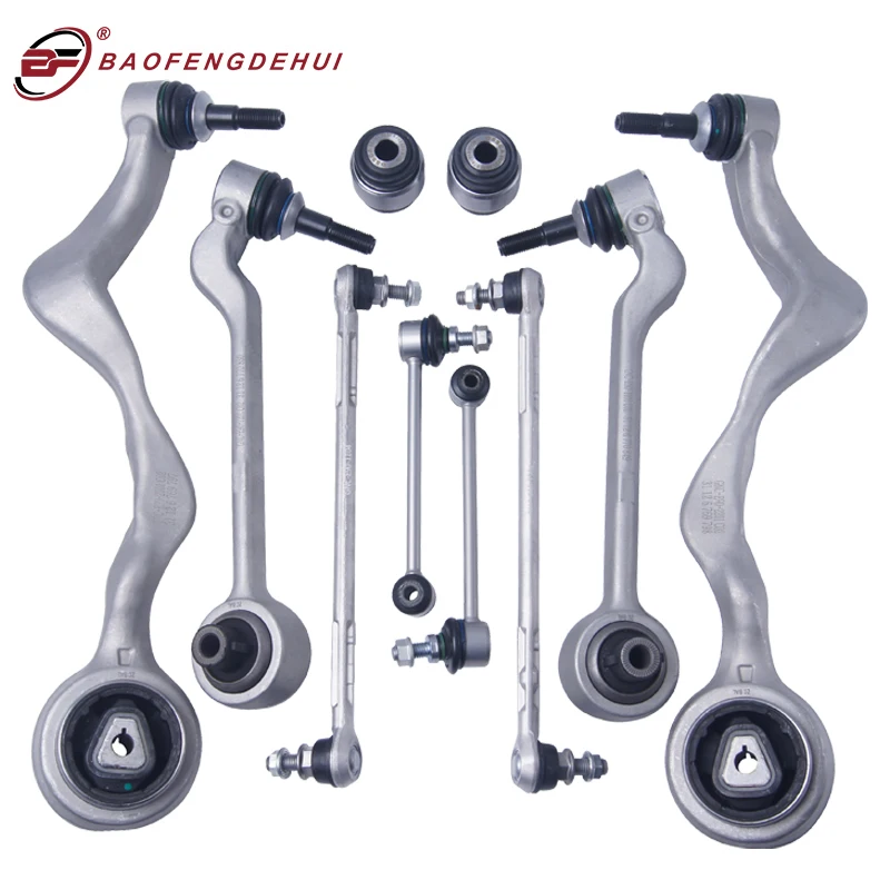 Front Rear Suspension Ball Joint Wishbone Control Arm Kit For BMW 1 E81