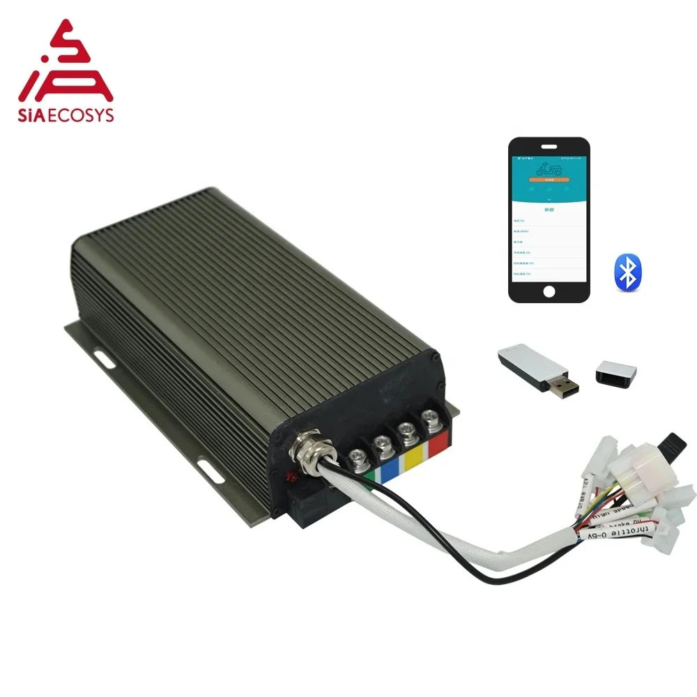 SIAECOSYS Sabvoton 컨트롤러 SVMC72150 V1 72V 150A (CT-22 디스플레이 포함) 3000w 70km/h 전기 자전거/전동 스쿠터/전기 오토바이용