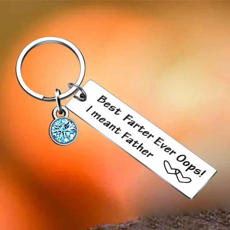 

Hot Dad Gift Key Chain Ring Father's Day Gifts keychains pendant Drive Safe gift