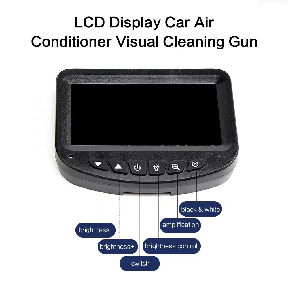 Air Conditioner Cleaning Gun for Cars - LCD Display Visual Endoscope Evaporati