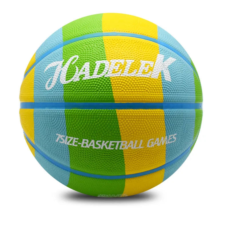 Kid Rubber Basketball Size 5 Primary School Outdoor Training Game Basketball Wear-resistant High Elasticity Good Hand Feel 3
