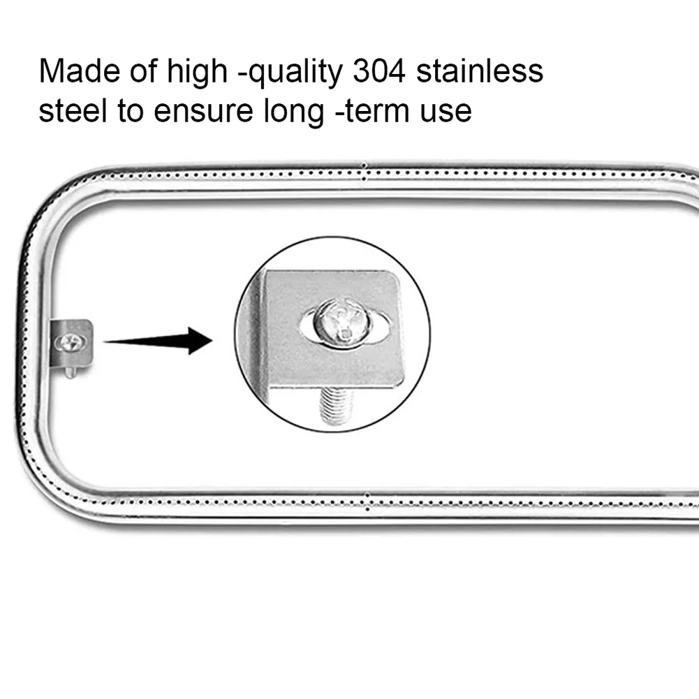 Stainless Steel Burner Tube Gas Grill Burner Tube Replacement For Weber Q3000 Q3200 Q300 Q320 For Weber Q200 Q220 Q2000 Q2200