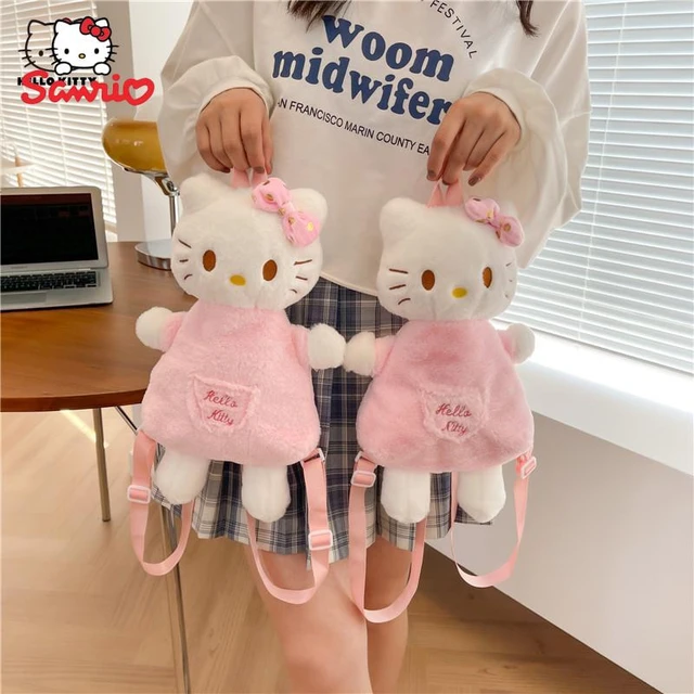 Kawaii Hello Kitty Plush Shoulder Bag - Kuru Store