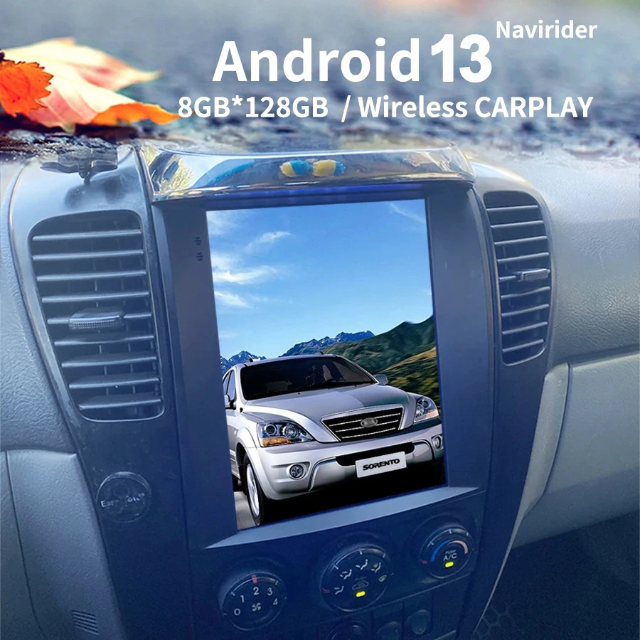

For KIA SORENTO 2004 2005 2006 Car Video Player Android 13 Stereo Auto Raido Head Unit Carplay Navigation GPS Multimedia