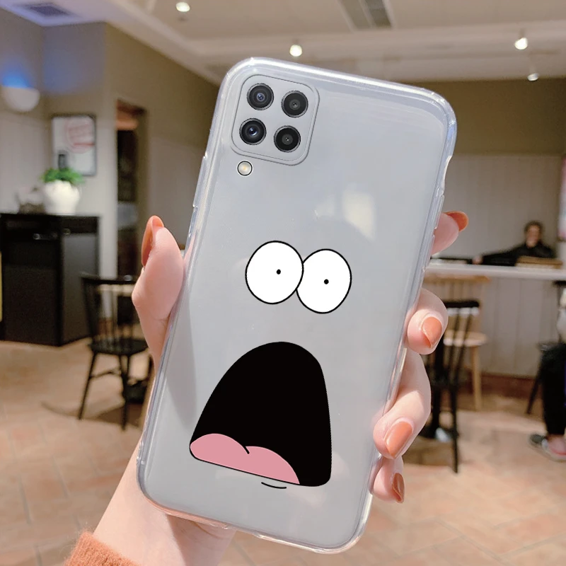 Clear Shockproof Cartoon Cute Silicone Phone Cover - Transparent