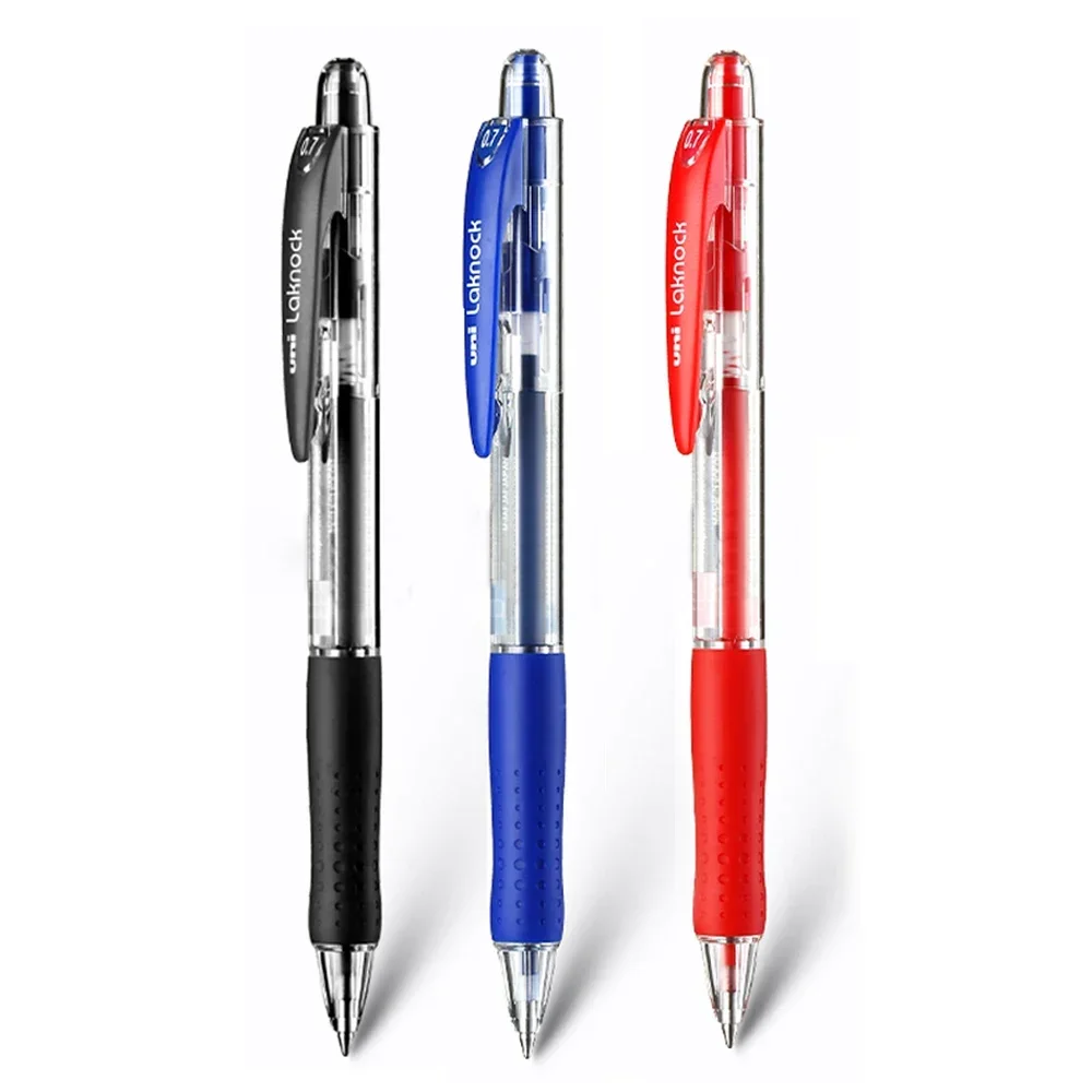 5/10pcs Japan Uni Ballpoint Pen SN-100 Student Writing Smooth Fast Drying 0.5mm/0.7mm Black Red Blue School Office Stationery