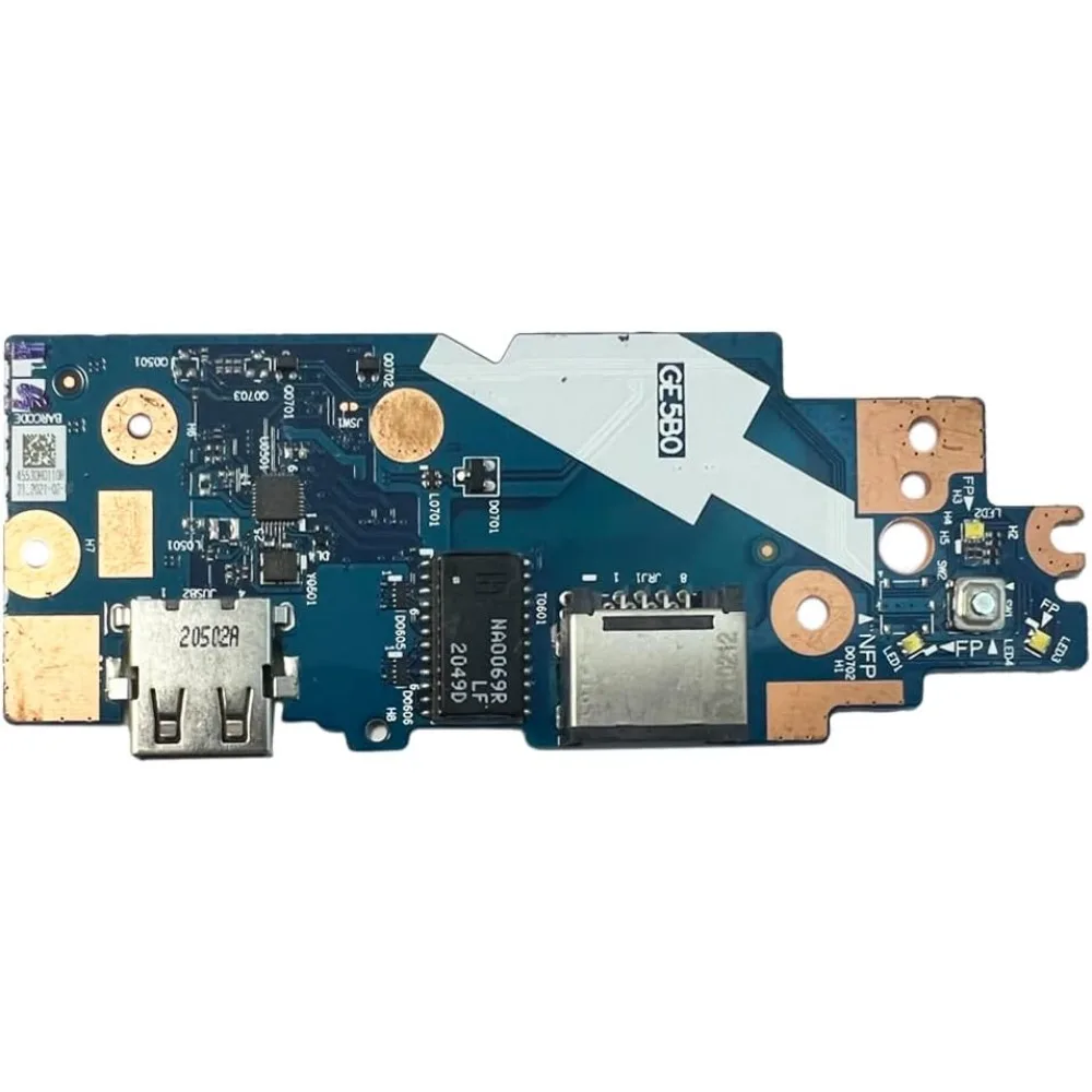 USB Card Reader Board Module Replacement for Lenovo ThinkPad E15 Gen 2 20TD 20TE 5C50Z44717 NS-D013