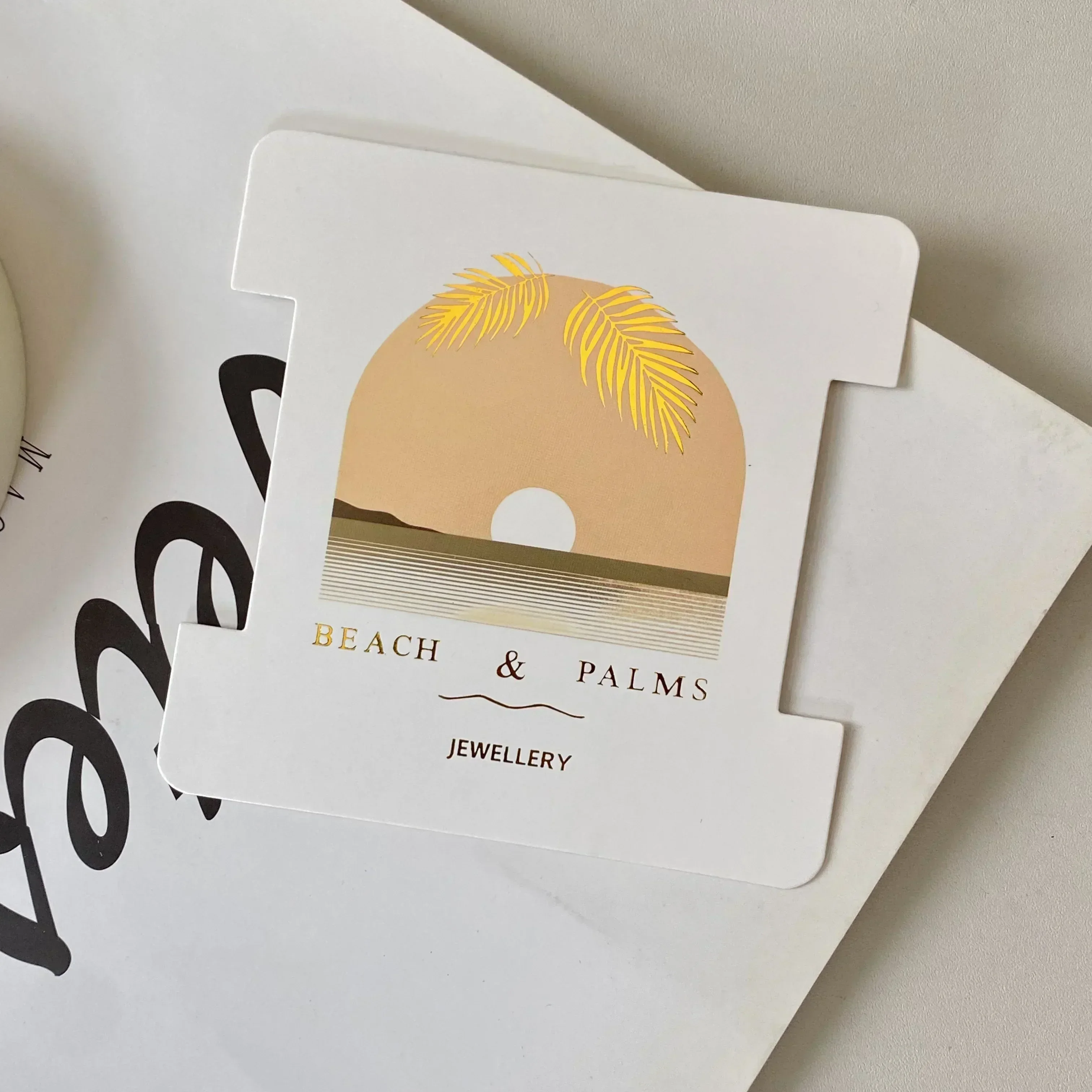 100PCS 9x14cm Craft Paper Wedding Invitation Cardboard Personalize Thank  You Card For Small Business Shiny Logo Jewelry Packages - AliExpress, image size:3024x3024