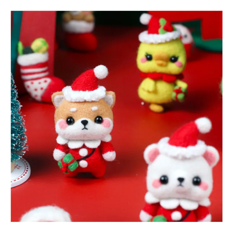 

Christmas series wool felt needle felting decoration craft needlecraft DIY handmade