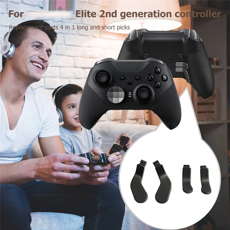 【Expert Recommended】 ABAC-Metal Paddles For One Elite Series 2 Game Controller Trigger Button Paddles For One Elite 2 Replacement Part.