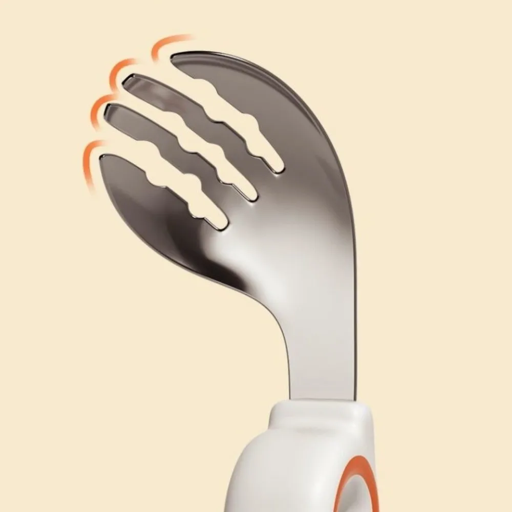 Silicone Baby Fork and Spoon Set Self Feeding with Storage Box Baby Cutlery Safe Short Handle Child Tableware Training Eating