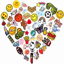 55Pcs Hot Selling 55 Style Suit Clothing Accessories Patch Applique  Patches for Clothing  Small Embroidered Patches
